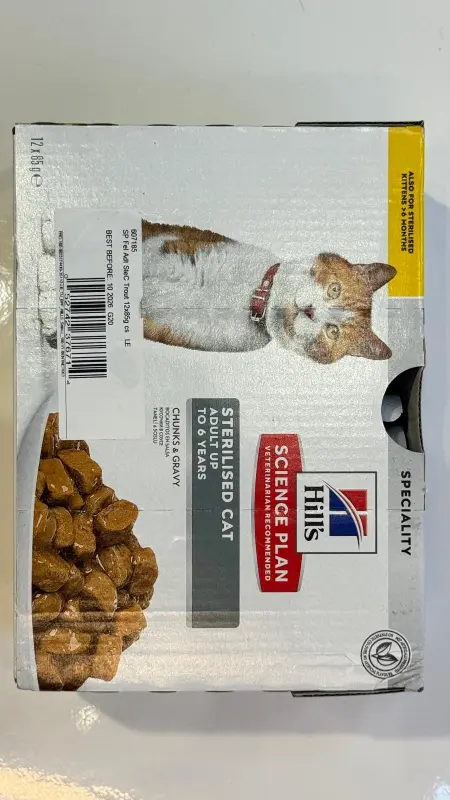 Hills Sterilised Cat Trout Gravy 85g