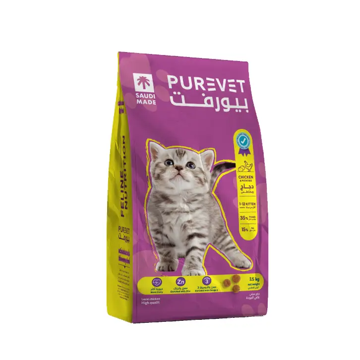 Purevet Kitten Chicken & Potatoes 15Kg