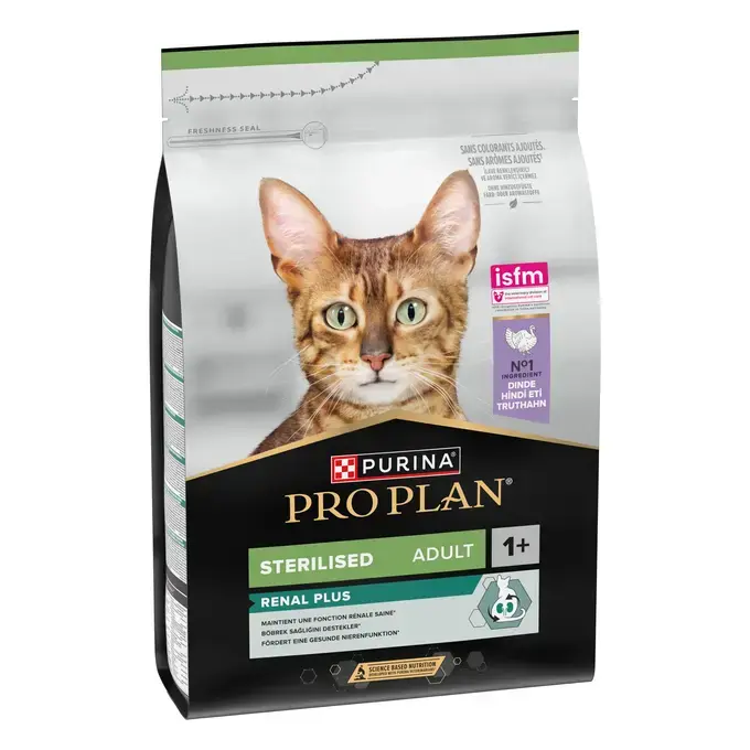 Purina Pro Plan Sterilised Renal Plus Turkey Cat Food 3 Kg