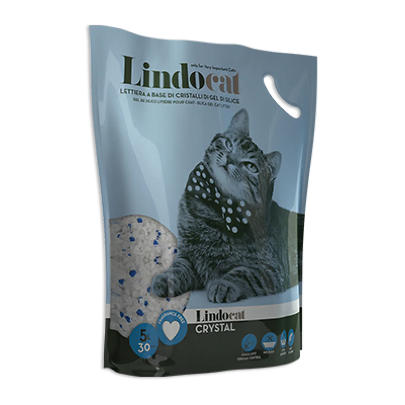 LindoCat Crystal (Silica Gel) Cat Litter 5L