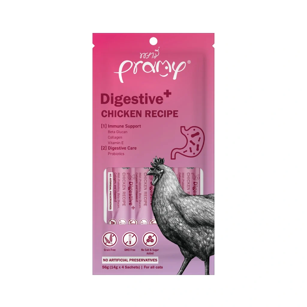 Pramy Digestive Chicken Treats 14g x 4