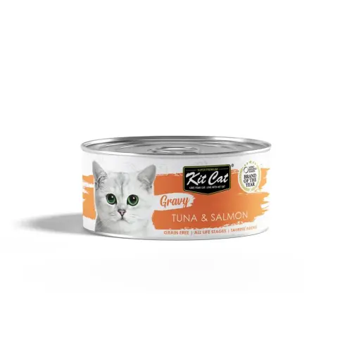 Kit Cat Gravy Series Tuna & Salmon 70g